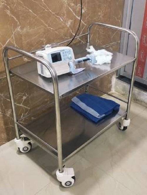 instrument trolley stainless steel