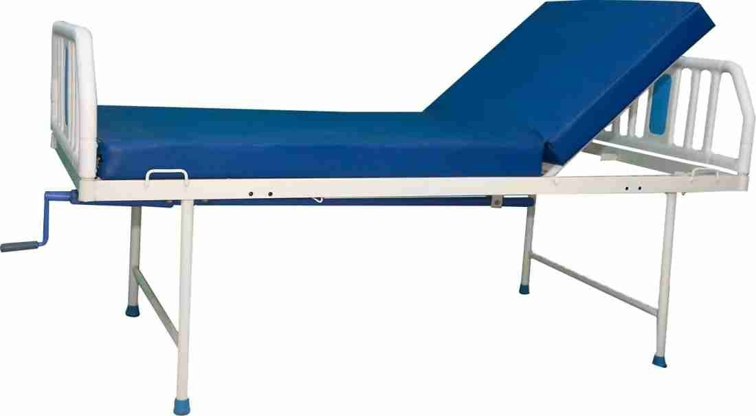 Medico Steel Manual Hospital Bed / semi flower bed