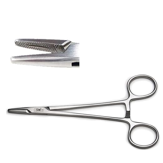 Surgical Instrument CE Needle Holder, Adson Forceps, Iris Scissor With Kidney Tray 8"