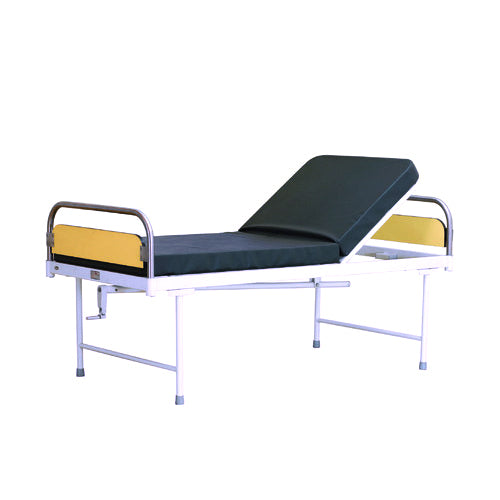 Medico Steel Manual Hospital Bed / semi flower bed